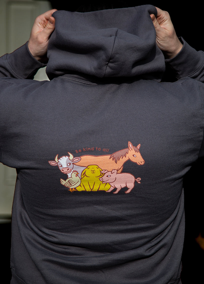 BE KIND TO ALL Oversized Hoodie – Chubby Bunny